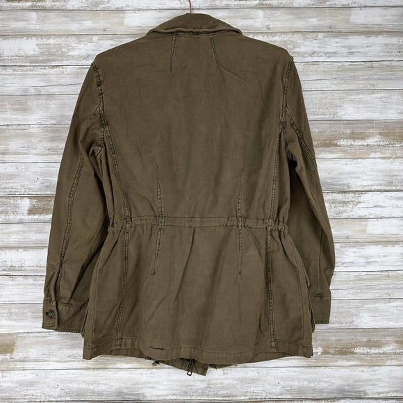 NWT Free People Not Your Brothers Surplus Military Jacket Army Green Women Small - Picture 5 of 16
